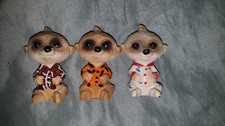 3 x MEERKAT  Figurine BABY