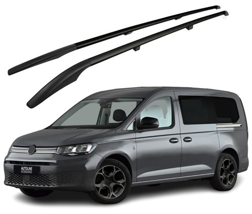 Black aluminium roof rack - black,