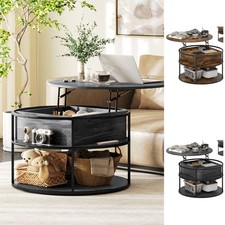 Lift Top Coffee Table, Round