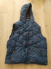 Men's Original Kangol Hooded Lined Gilet Winter Vest XL 