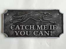 3dprinted greyhound lurcher whippet plaque gift dog sight hound Christmas unique