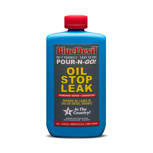 Blue devil oil - oil, stop
