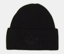 adidas Winter Originals Chunky Beanie Woman/Men Headwear Black Beanie FOLD OSFW