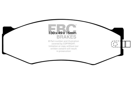 Ebc ultimax front - ultimax, pads