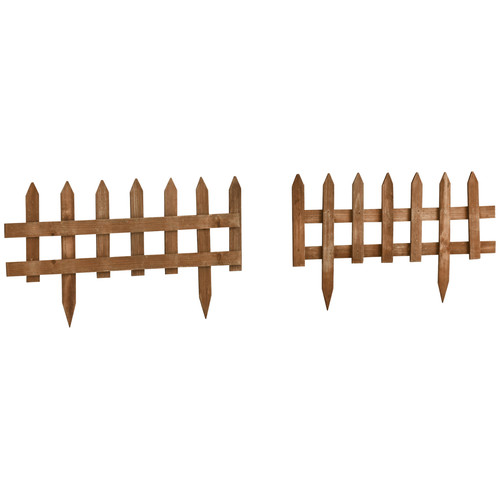 Pack wooden garden border - wooden,