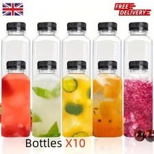 Plastic Empty Bottles 8x with