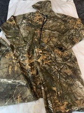  Camouflage carp Fishing all in one jumpsuit fleece lined large /more like XL
