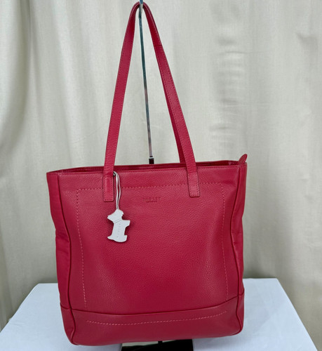 Radley leather tote bag - radley, red