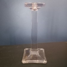 Solid Glass Candle Holder -