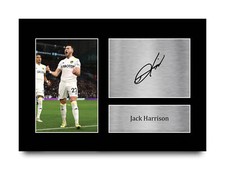 Jack Harrison Leeds United Framed Printed Autograph Picture for Football Fan
