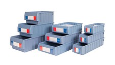 Plastic tray stacking - tray, shelf