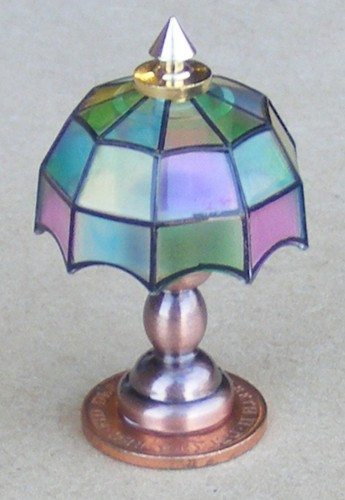 Dolls house table lamp - house,