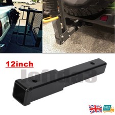 Trailer Tow Hitch Mount Receiver Extender Bar for Automotive Rack Tool 12inch UK