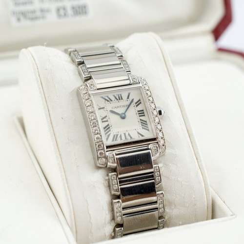 Cartier tank diamond - cartier,