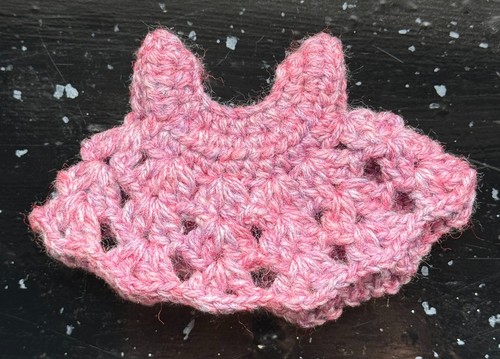 Crochet handmade dress - crochet, small