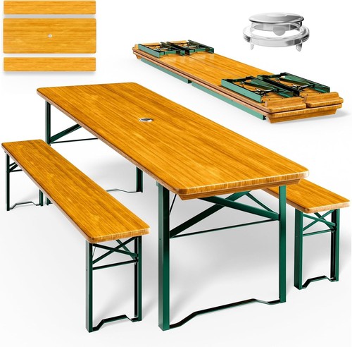 Folding garden picnic table - folding,