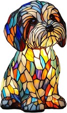 Stained Dog Night Light, Retro