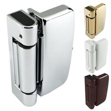 3 Pack UPVC Door Flag Hinge 3D