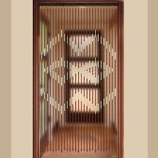 90x175CM Wooden Beaded Bamboo