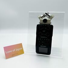 Zoom H6 6-Track Portable Digital Recorder Black Tested Good Working Condition