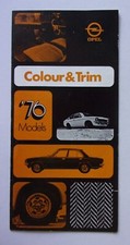 OPEL RANGE orig 1976 UK Mkt