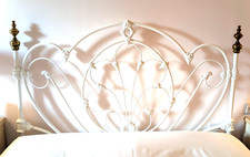 Bedhead - Wrought Iron and Brass  very pretty