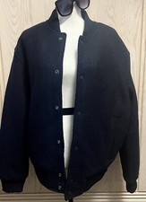 ZARA MAN  NAVY BLUE BOUCLÉ