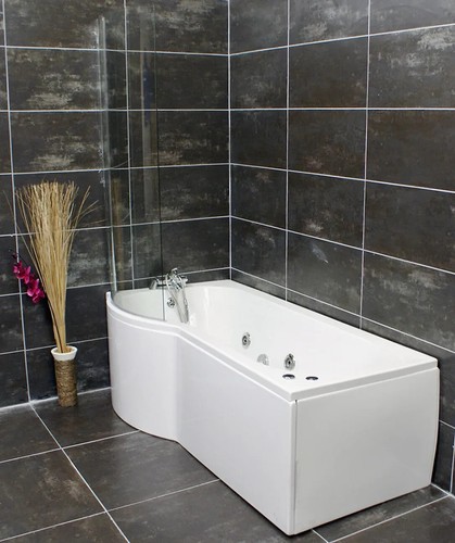 Left hand shape bath - left,