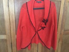 Frank Saul Ladies Cardigan Red  Size Medium.