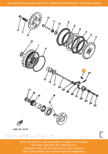 Yamaha hook spring - yamaha, hook,