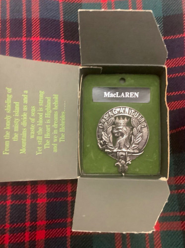 Maclaren scottish clan crest - ,