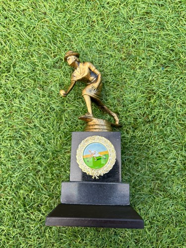 Lawn bowls trophy - bowls,