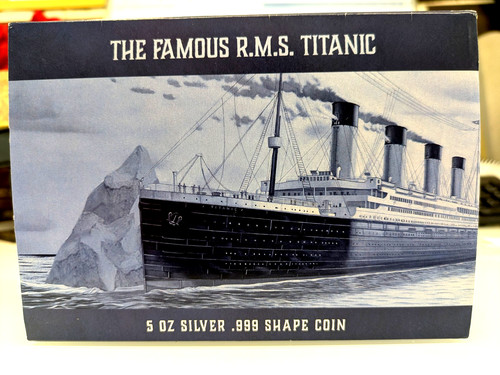 2022 titanic 5 oz 999 - r.m.s.,