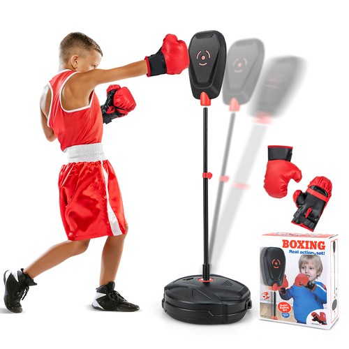 Kids punching bag with - punching,