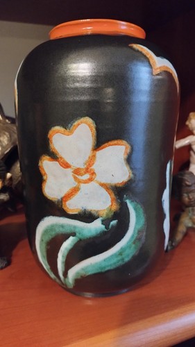 Goldscheider ceramic vase made - goldscheider,