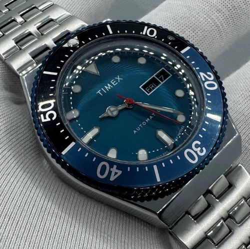 Timex m79 automatic blue - timex,