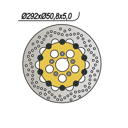 Rear brake disc harley - brake,