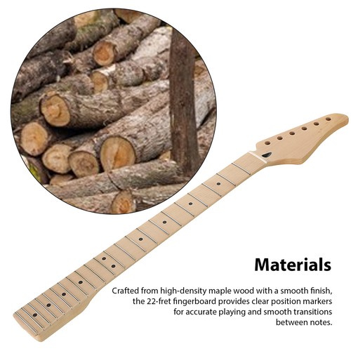 Matte maple guitar neck - guitar,