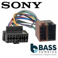 SONY CDX-GT25 Car Radio Stereo 16 Pin Wiring Harness Loom ISO Lead Adaptor