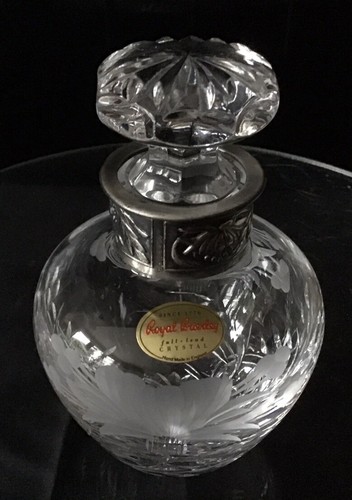 Royal brierley crystal lidded - brierley,