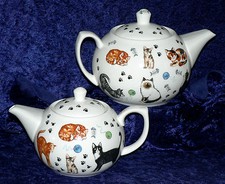 Cat teapot cats kittens design