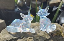Handmade In Resin 2 Fox