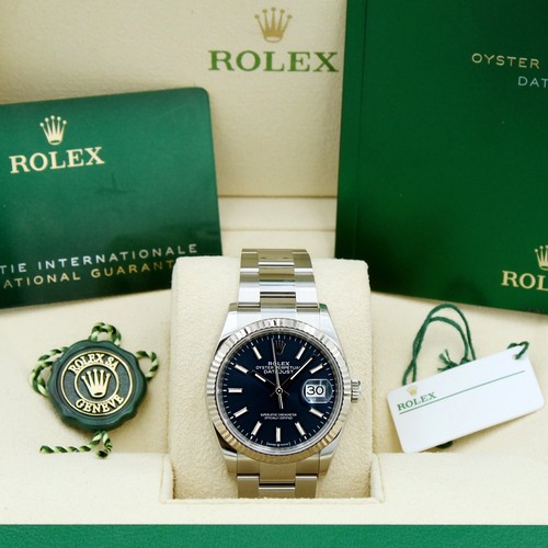 Rolex datejust 126234 blue - 36,