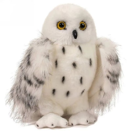 Adorable little snowy owl - adorable,