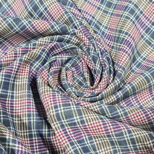 Madras check cotton linen - madras,