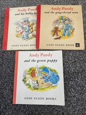 Andy Pandy Illustrated Books Bundle Inc 2 1950s And 1 1980s Vintage GAR11