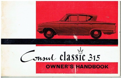 Ford consul classic 315 saloon - 315,