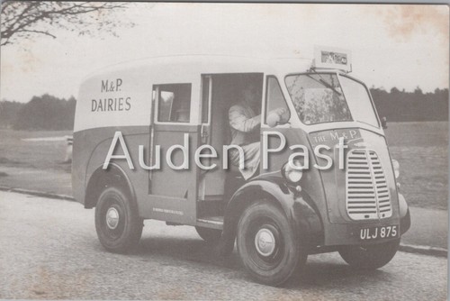 Vintage morris van - morris, postcard