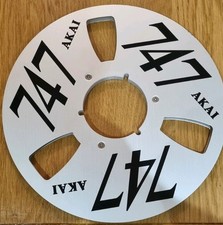 Silver metal tape pickup reel  for Akai GX 747 and others