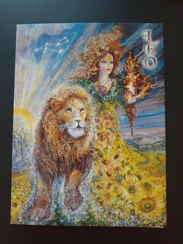 Leo zodiac card josephine - leo,